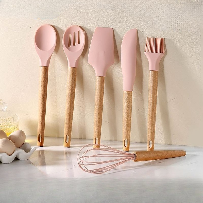 Pastry Brush Silicone - 6-teiliges Cremeschaber-Set aus Silikon, Küchenutensilien-Set mit