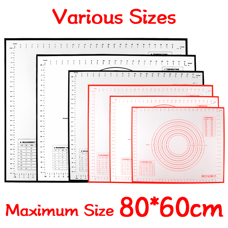 Kitchen Roll Baking - Oversize 80/70/60 cm Silikon Back Matte