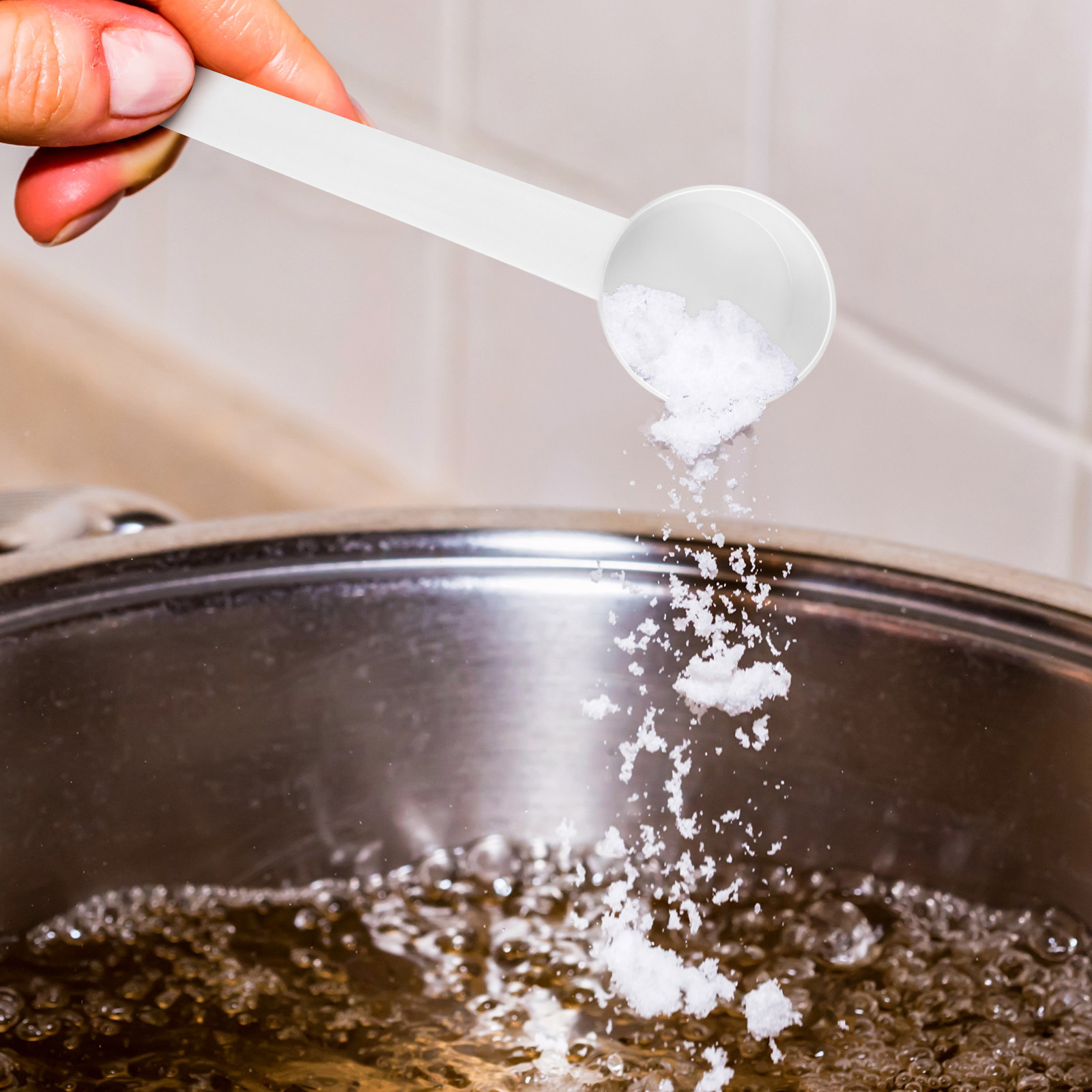 Kitchen Baking Soda - 10 Stück Lebensmittelgeeignete Kunststoff-Messlöffel 5g für