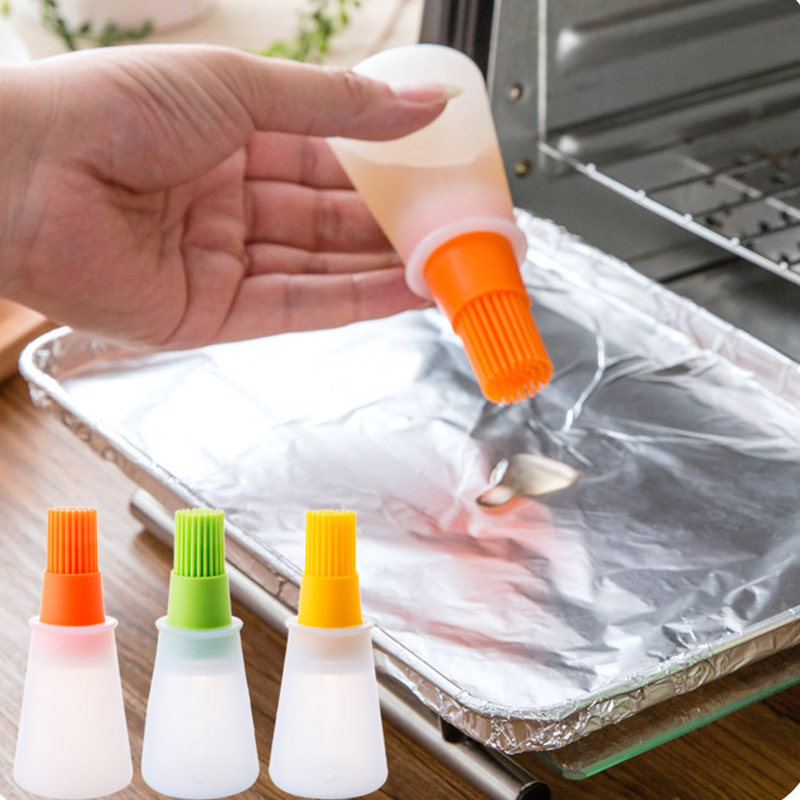 Pastry Brush Silicone - Silikon-Basting-Pinsel, hitzebeständig, für die Küche, Öl,