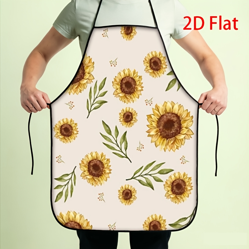 Kitchen Baking Background - 1 Stück 2D-gedruckte kreative Schürze mit