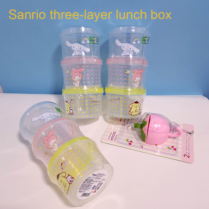 Kitchen Baking Tray Organizer - Kitty Bento Box Set 3-teilig Niedliche
