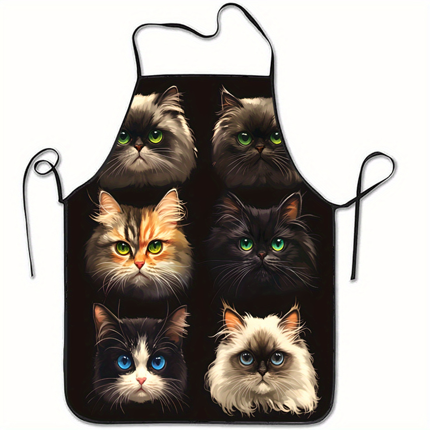 Schürze mit Katzengesicht-Port – Kitchen Baking Background Bewertung und Preis