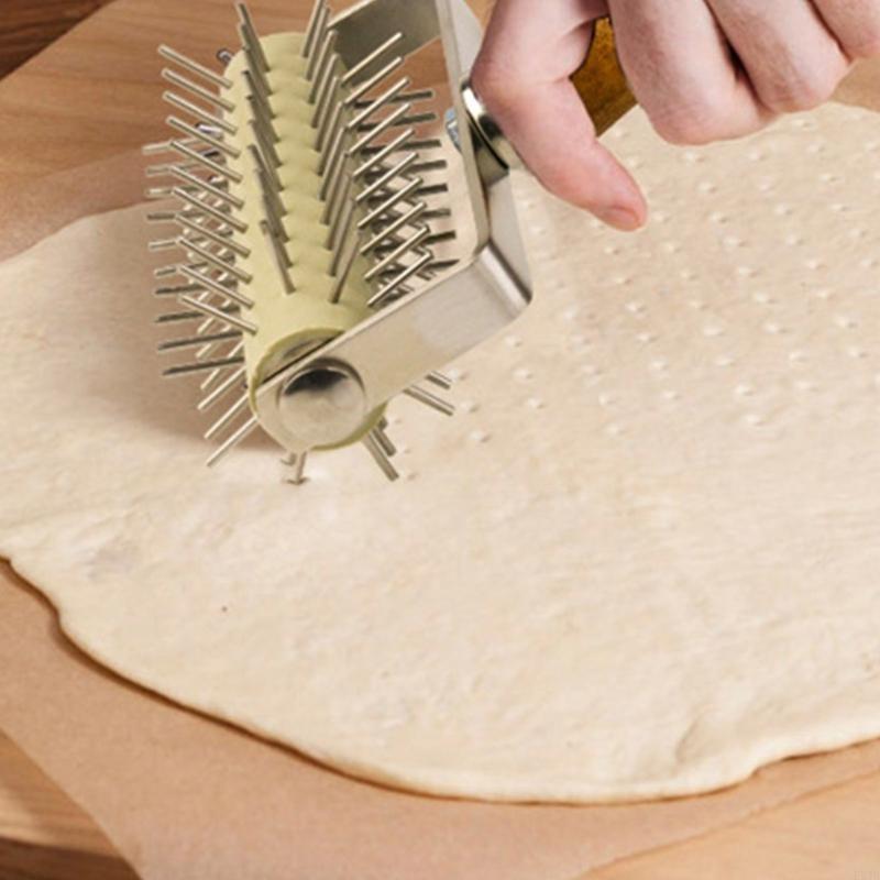 Küchenpizza Teig Docker Holzgr – Kitchen Roller Baking Bewertung und Preis