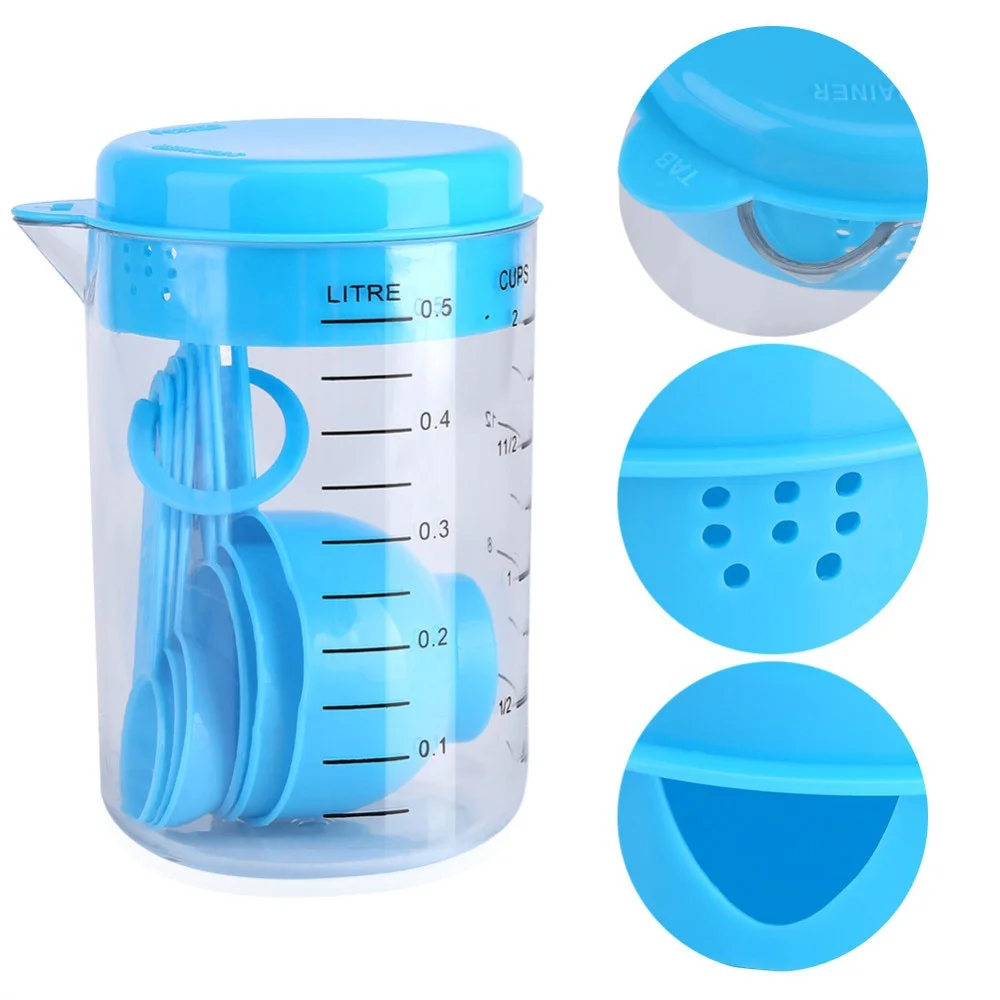 7 Teile/los Kunststoff Messbec – Kitchen Baking Tray Set Bewertung und Preis