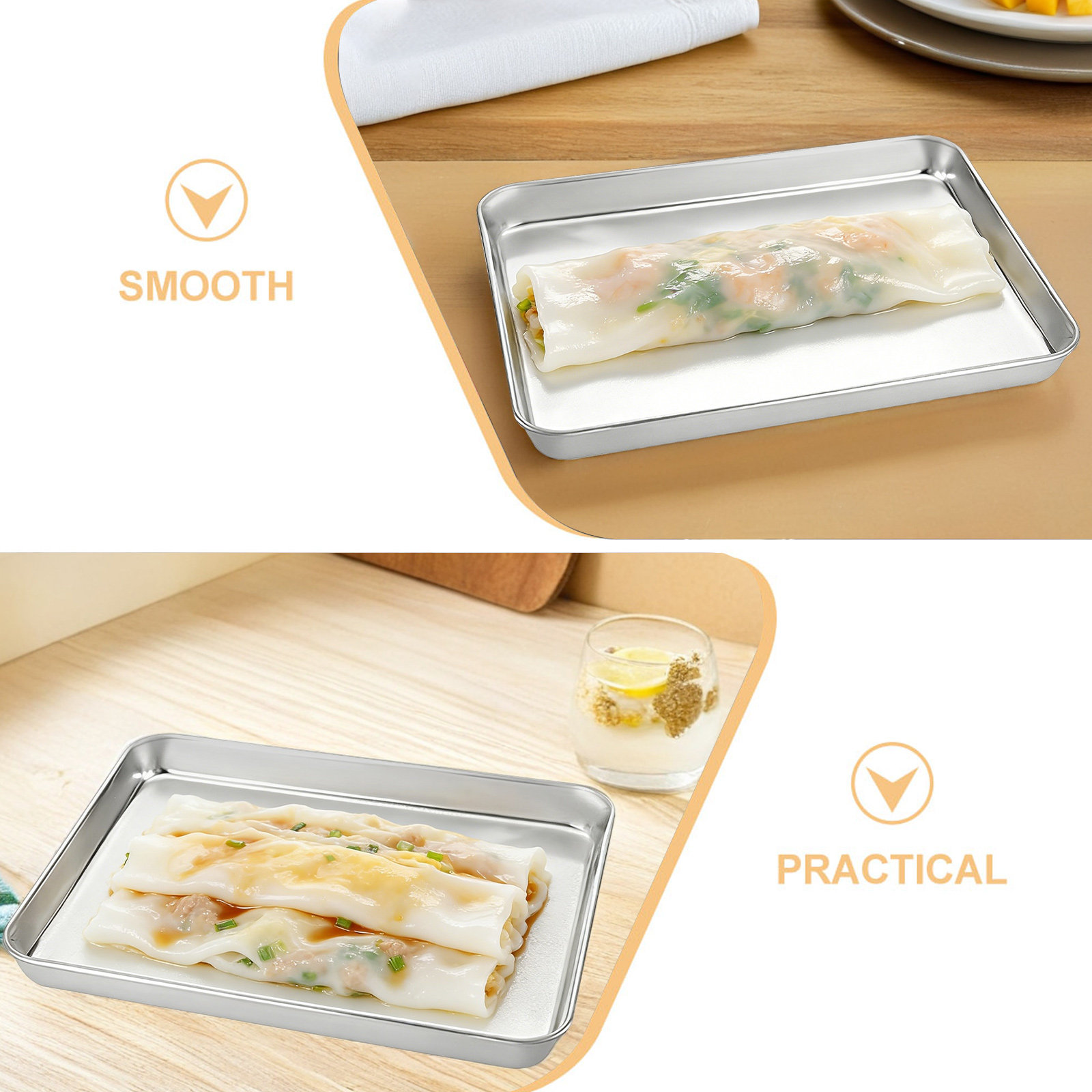 1 Set Edelstahl Reisnudel-Damp – Kitchen Roll Baking Bewertung und Preis