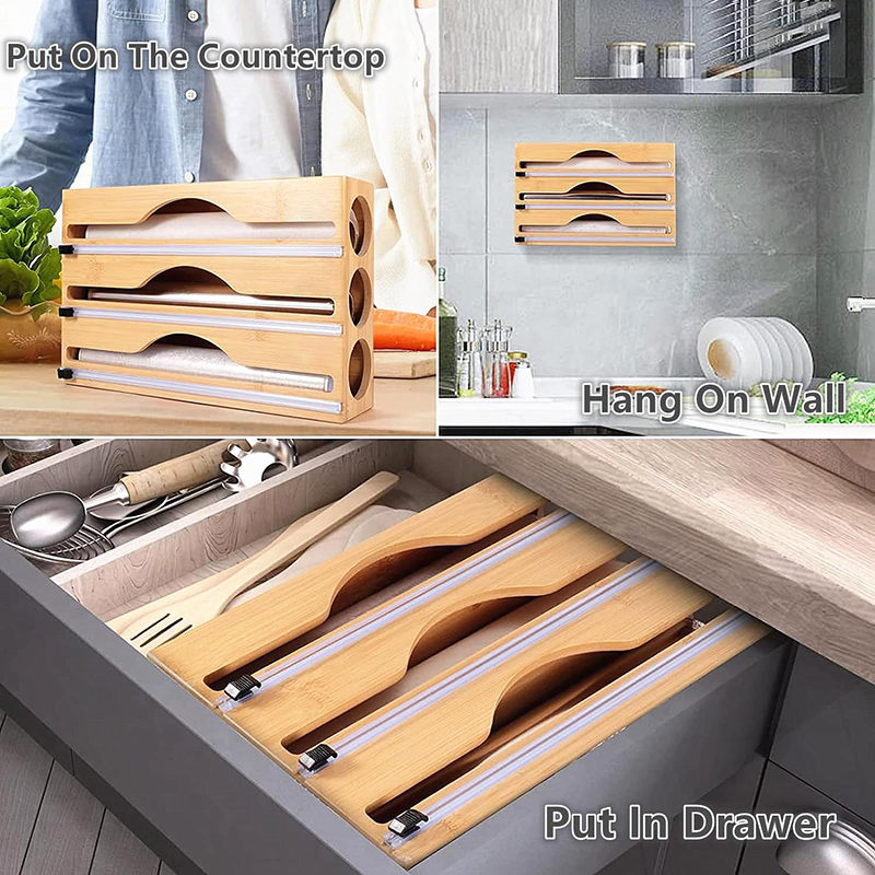 3-in-1 Bambus-Frischhaltefolie – Kitchen Baking Tray Organizer Bewertung und Preis