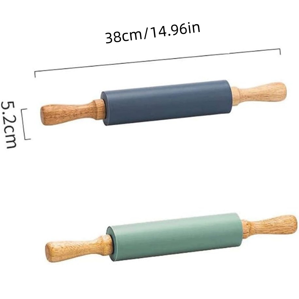 Nicht-Stick Silikon Nudelholz  – Kitchen Roll Baking Bewertung und Preis