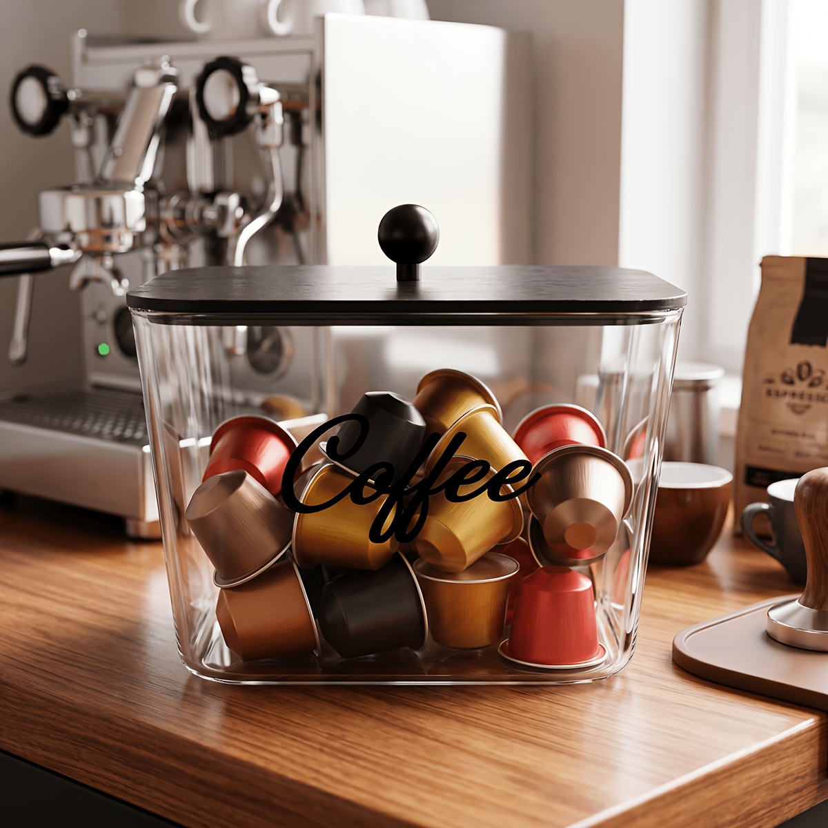 Kaffeepads-Halter mit Deckeln, – Kitchen Baking Tray Organizer Bewertung und Preis