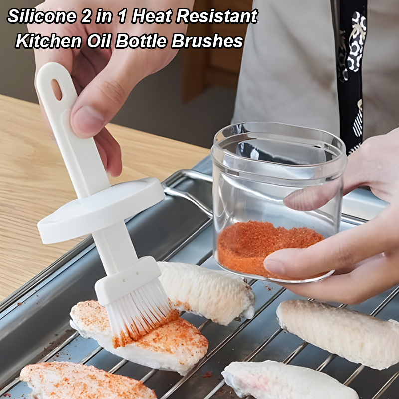 2-in-1 Hitzebeständige Küchen- – Pastry Brush Silicone Bewertung und Preis