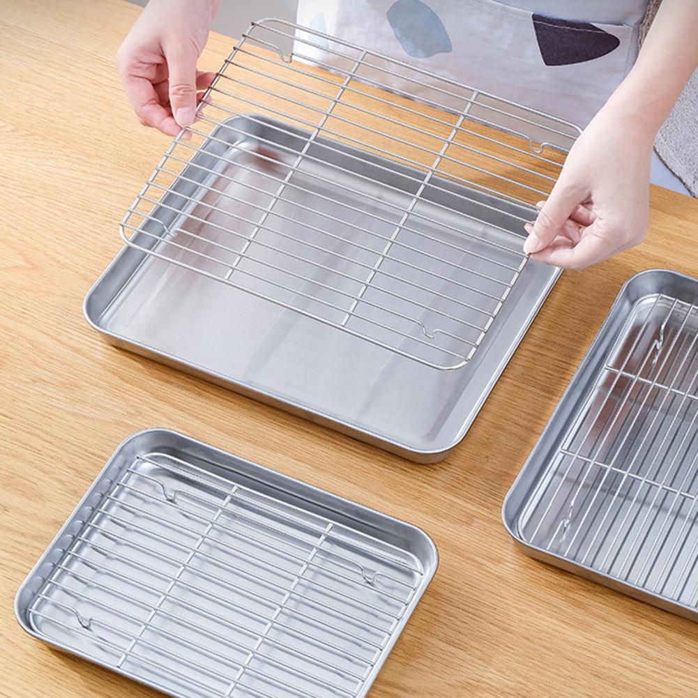 1 Set Edelstahl Ofen Backform  – Kitchen Baking Tray Set Bewertung und Preis