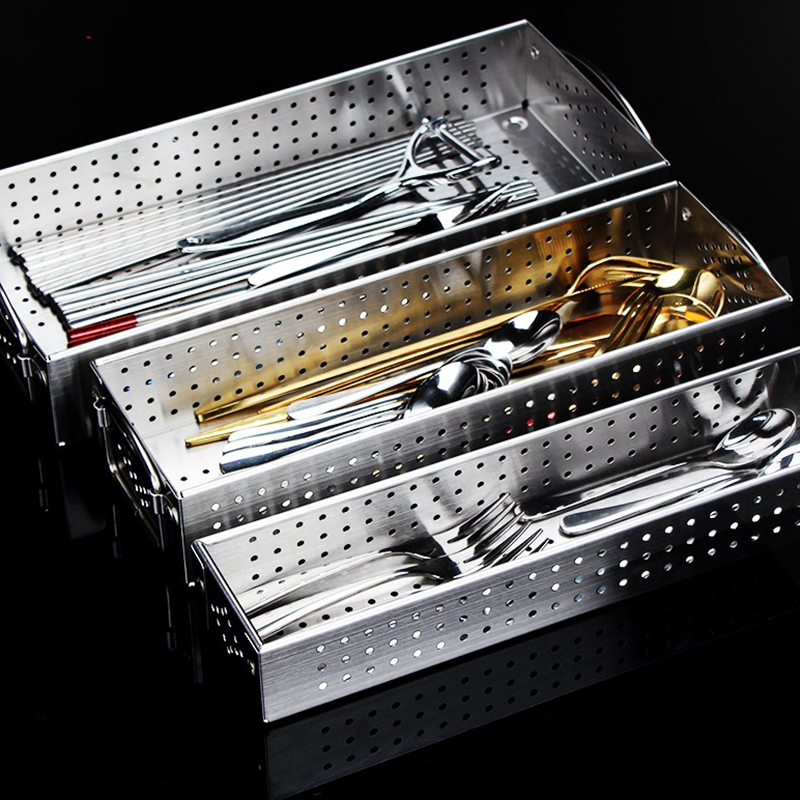 JUSTINLAU Edelstahl-Besteckkas – Kitchen Baking Tray Organizer Bewertung und Preis