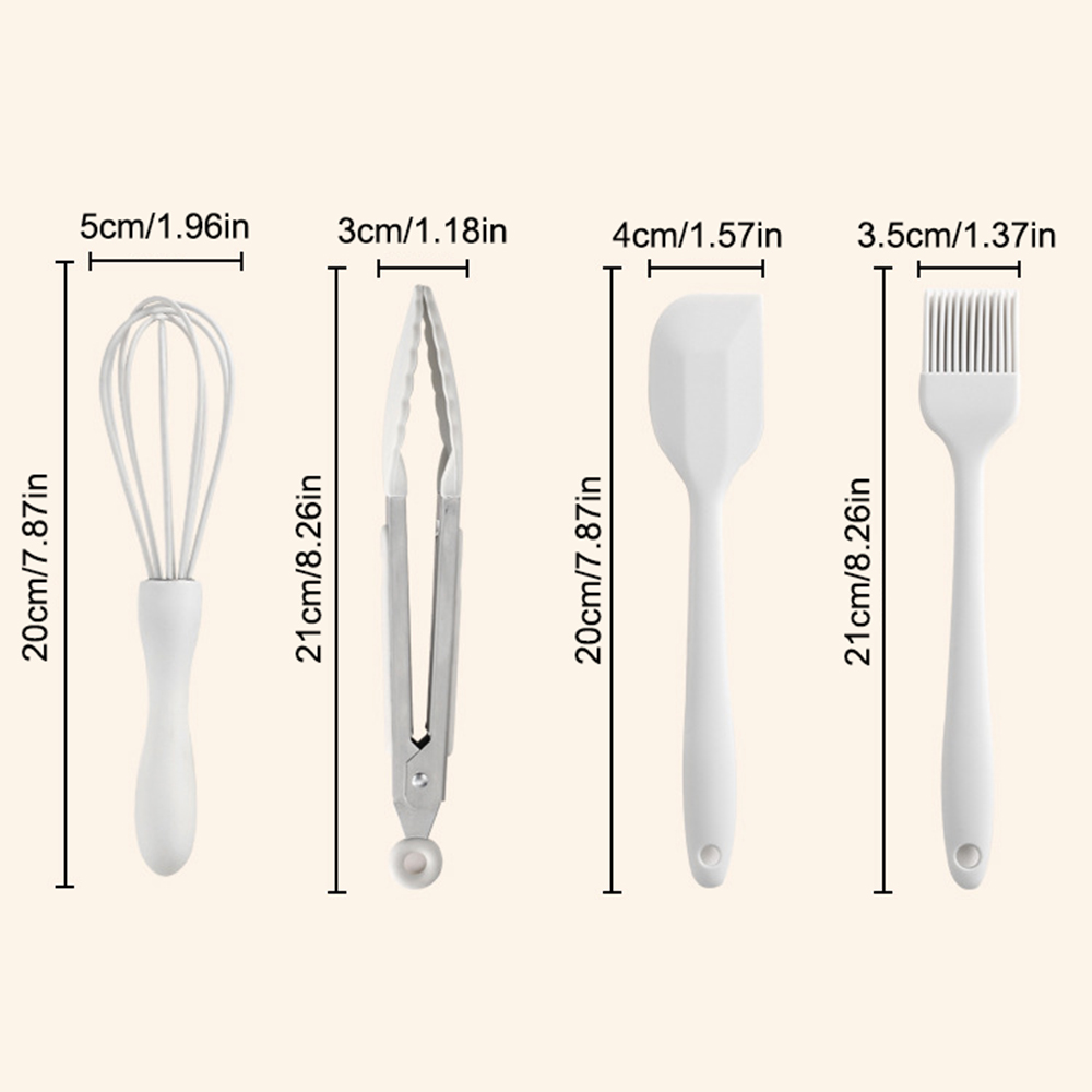 4 Stück Mini weiß Silikonsc ha – Pastry Brush Silicone Bewertung und Preis
