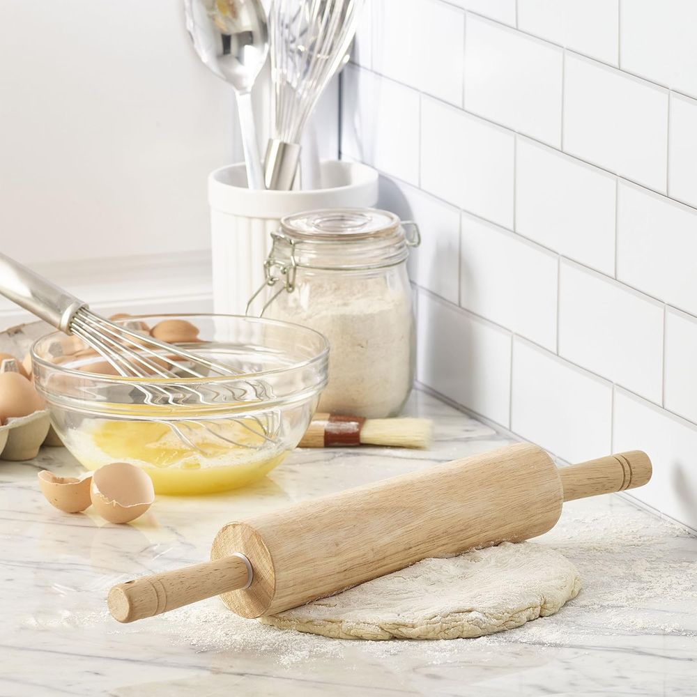 Klassische Holz-Teigrolle, 18  – Kitchen Roller Baking Bewertung und Preis