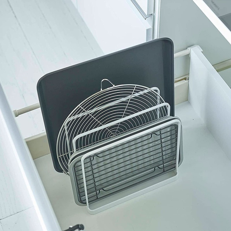 Vertikales Schneidebrettregal, – Kitchen Baking Tray Organizer Bewertung und Preis