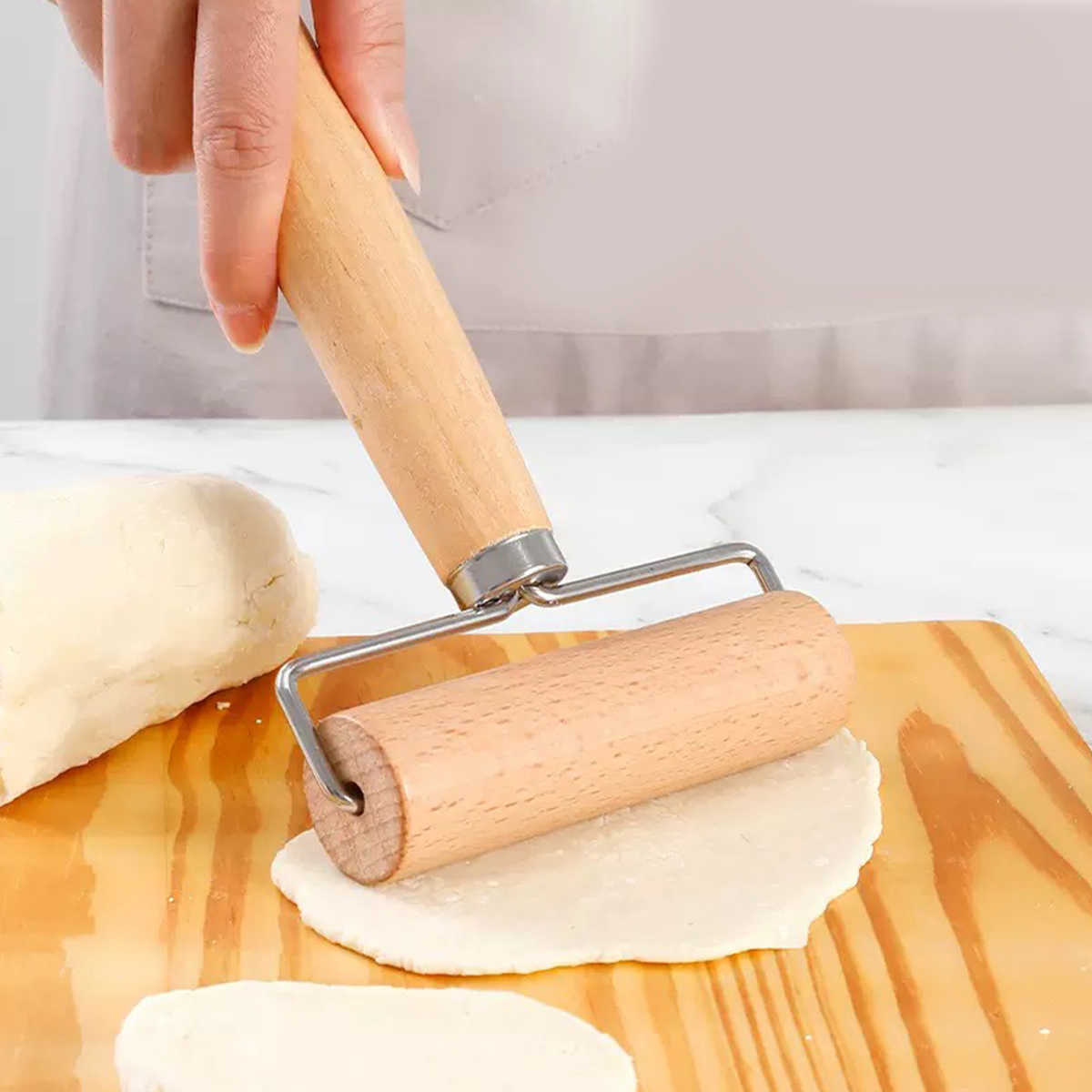 1 STÜCK Nudelholz; Holzbacken; – Kitchen Roll Baking Bewertung und Preis